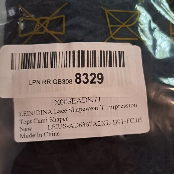 Black Lace cami shaper 2XL NEW - Picture 4 of 4